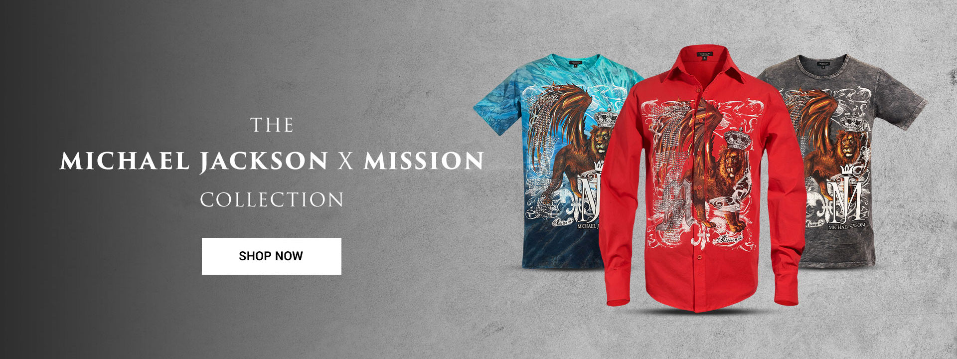 The Michael Jackson x Mission collection. Shop now.