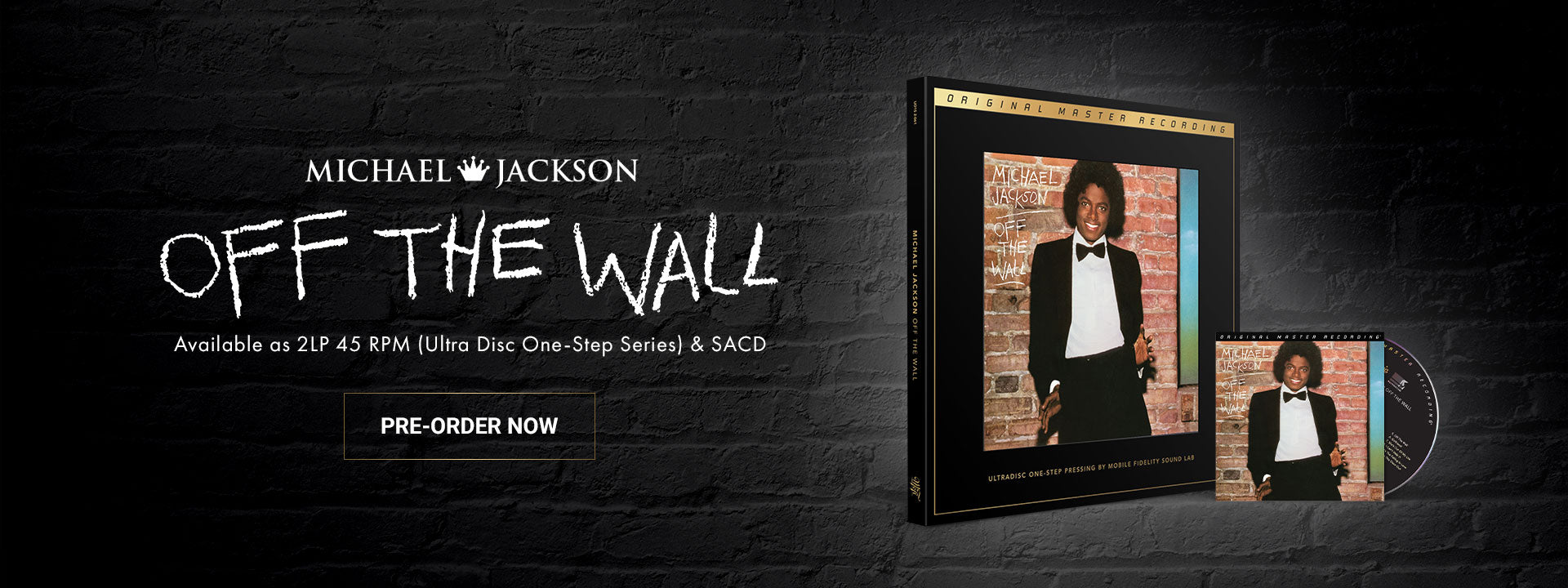 Off the Wall. Available as 2 LP 45 RPM and SACD. Pre-order now.