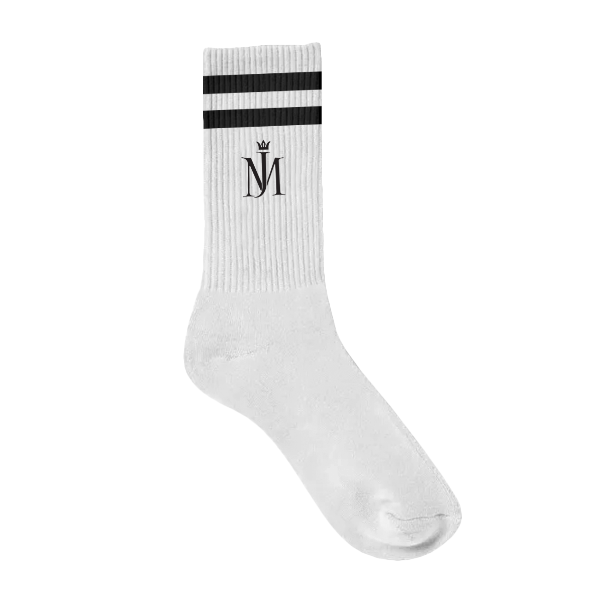 MJ Crown White Socks