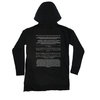 Cut & Sew Black Long-Sleeve Hoodie