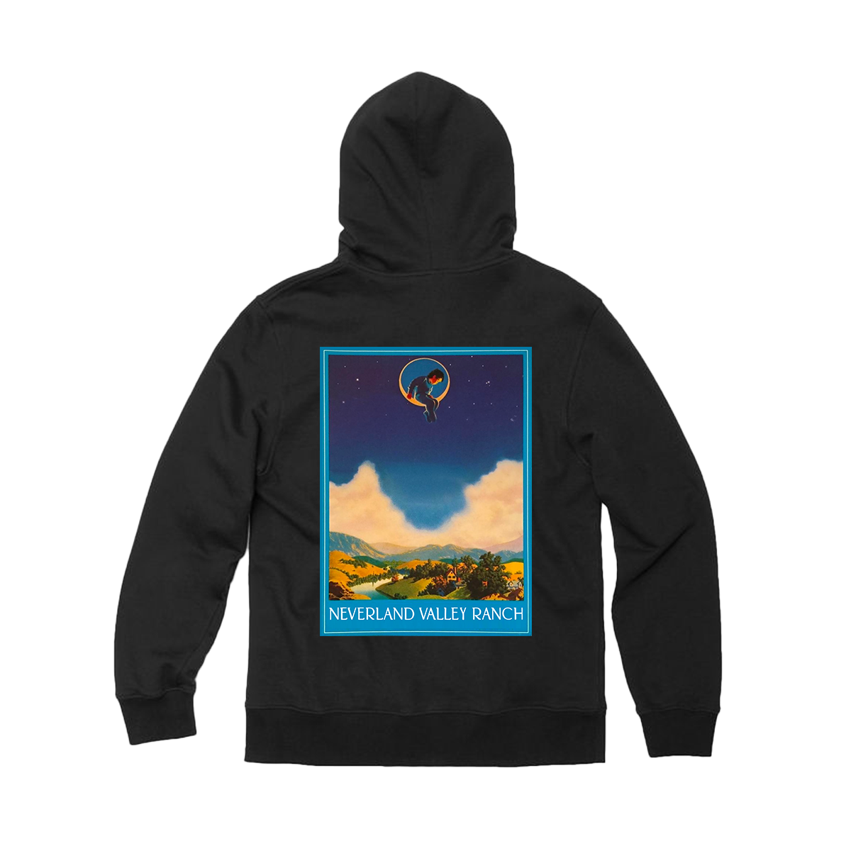 Neverland Valley Ranch™ Black Pullover Hoodie