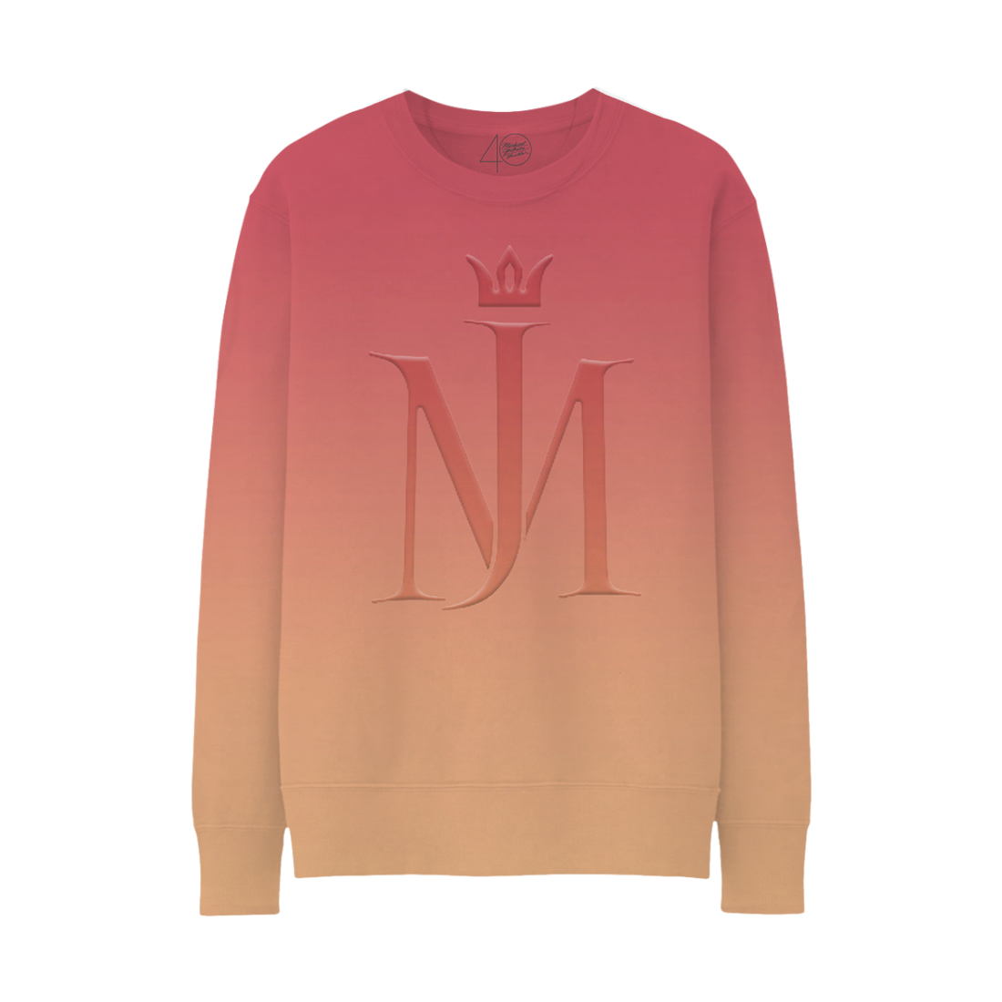 MJ Crown Gradient Crewneck