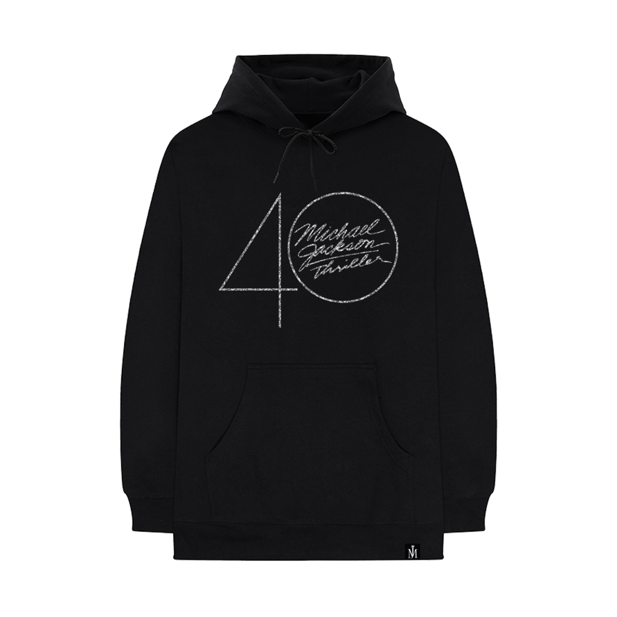 Thriller 40 Logo Black Hoodie