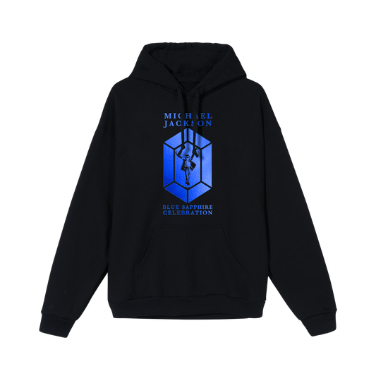 Blue Sapphire Foil Hoodie