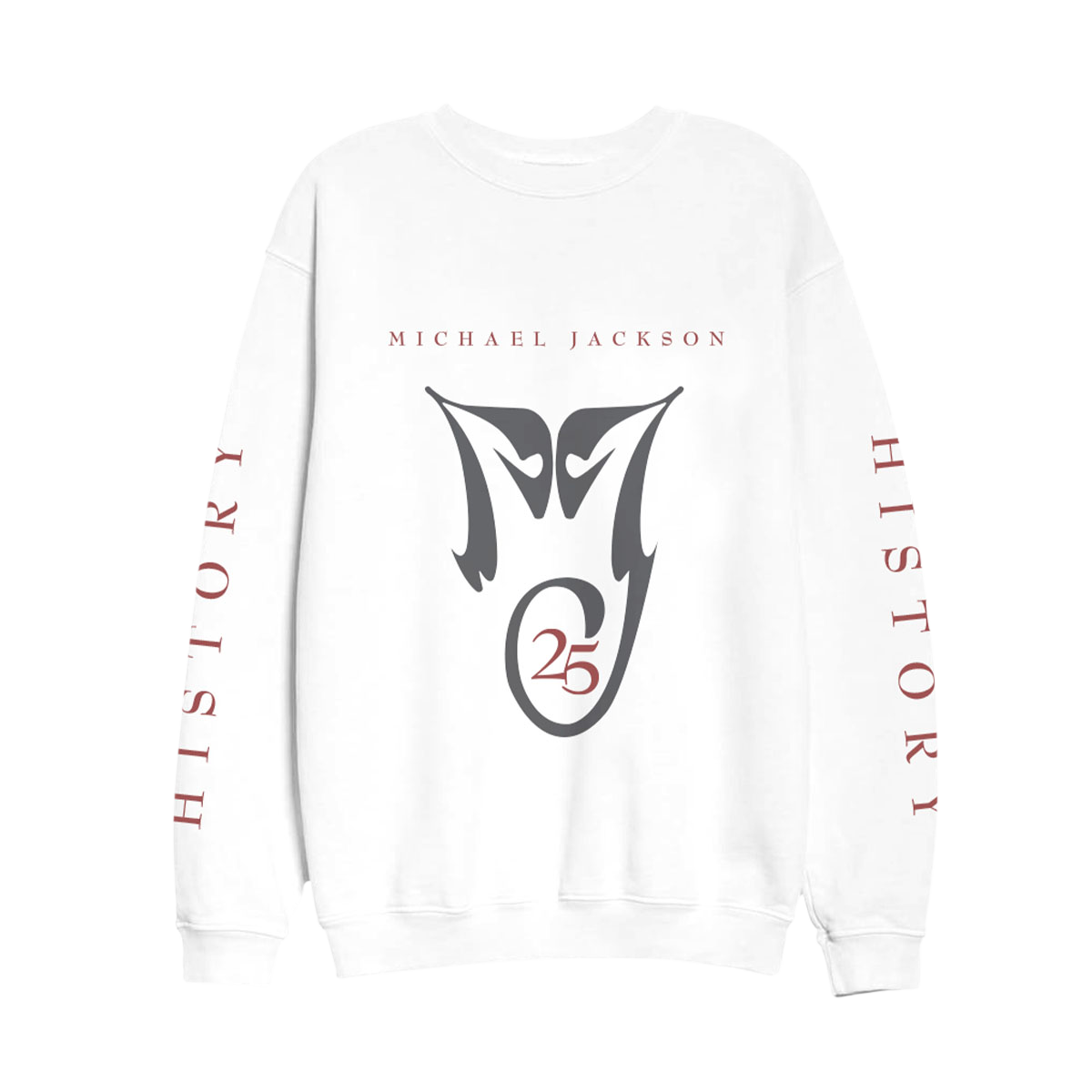 HIStory 25 White Crewneck