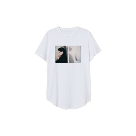 Cut & Sew White T-Shirt