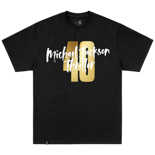 Thriller 40 Black T-Shirt