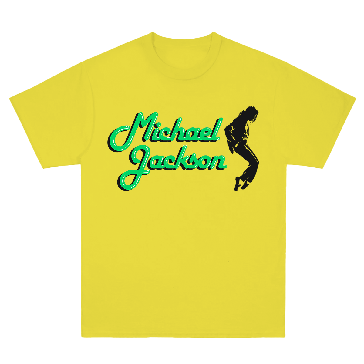 Michael Jackson Pose Yellow T-Shirt