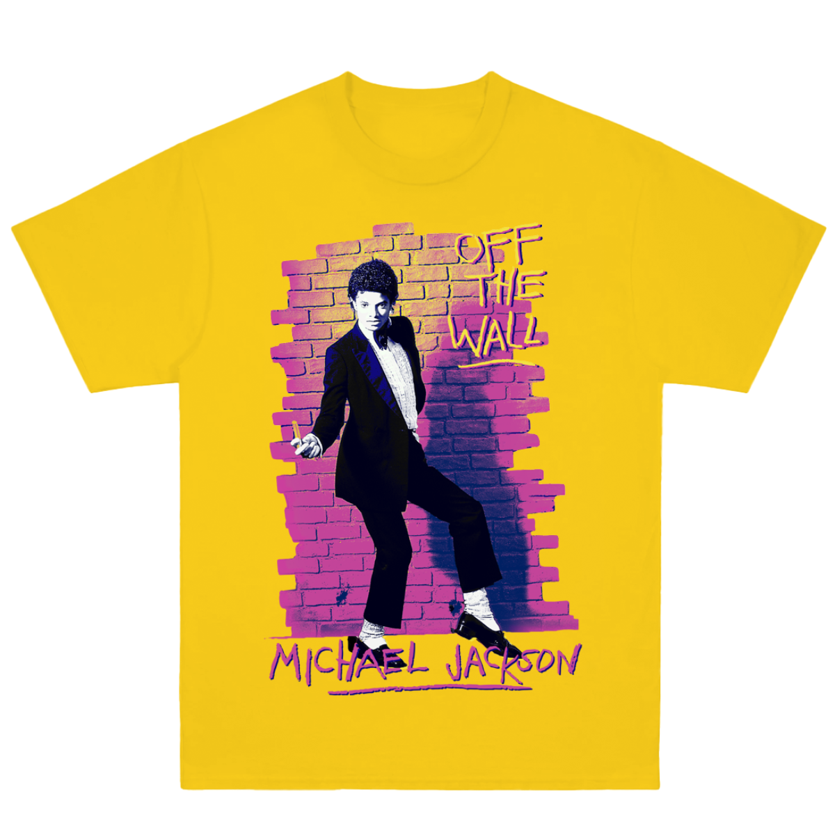 Off The Wall Photo Yellow T-Shirt