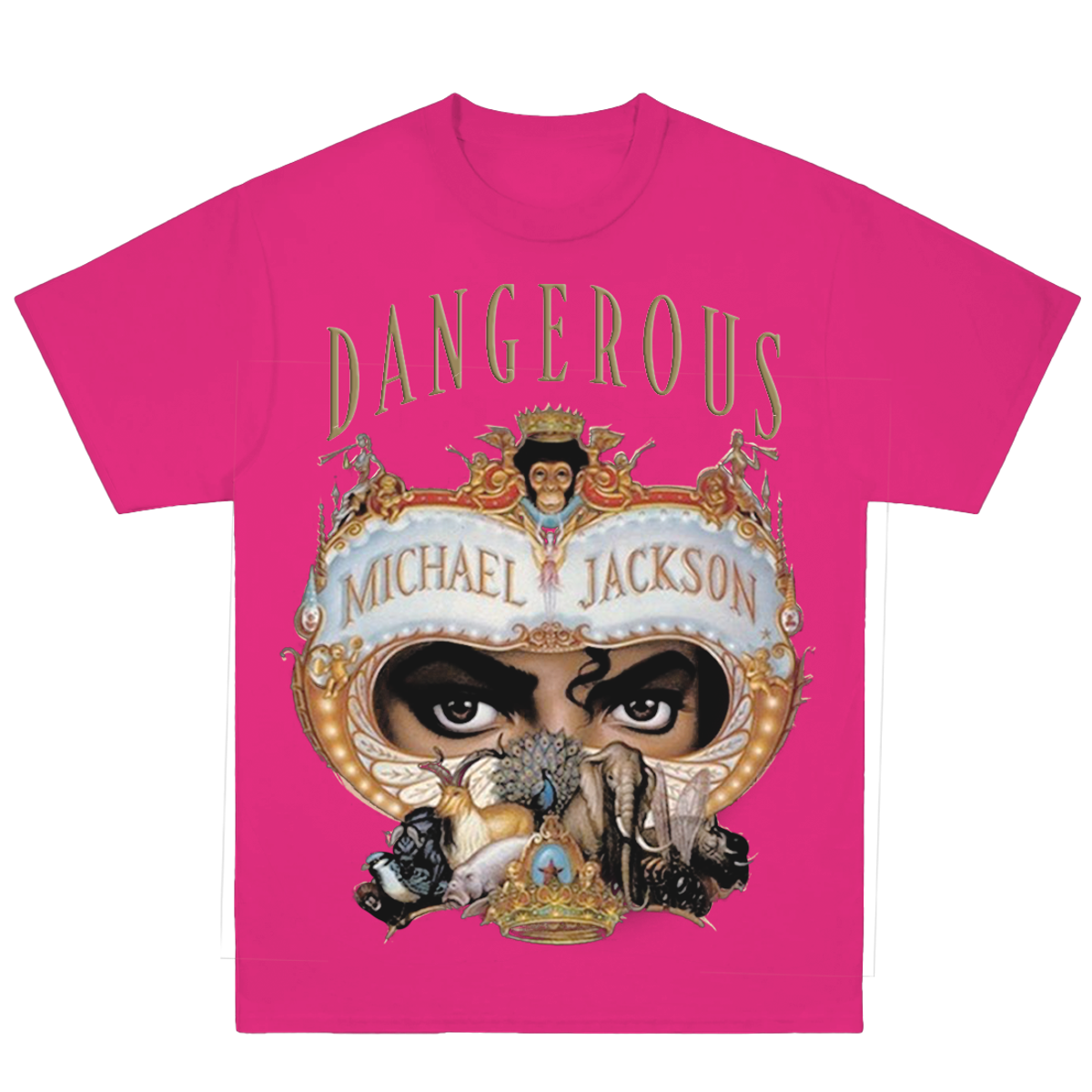 Dangerous Album Hot Pink T-Shirt