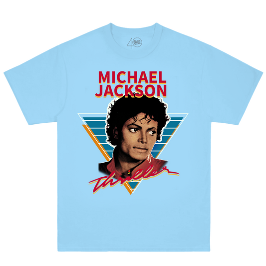 Thriller 40 Photo Vintage Blue Tee