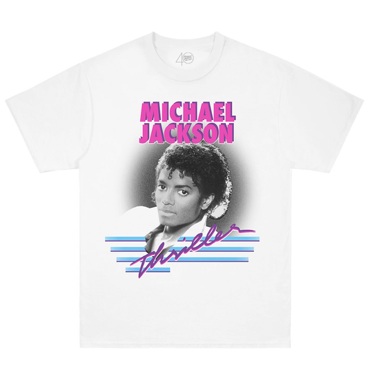 Thriller 40 Photo White Tee