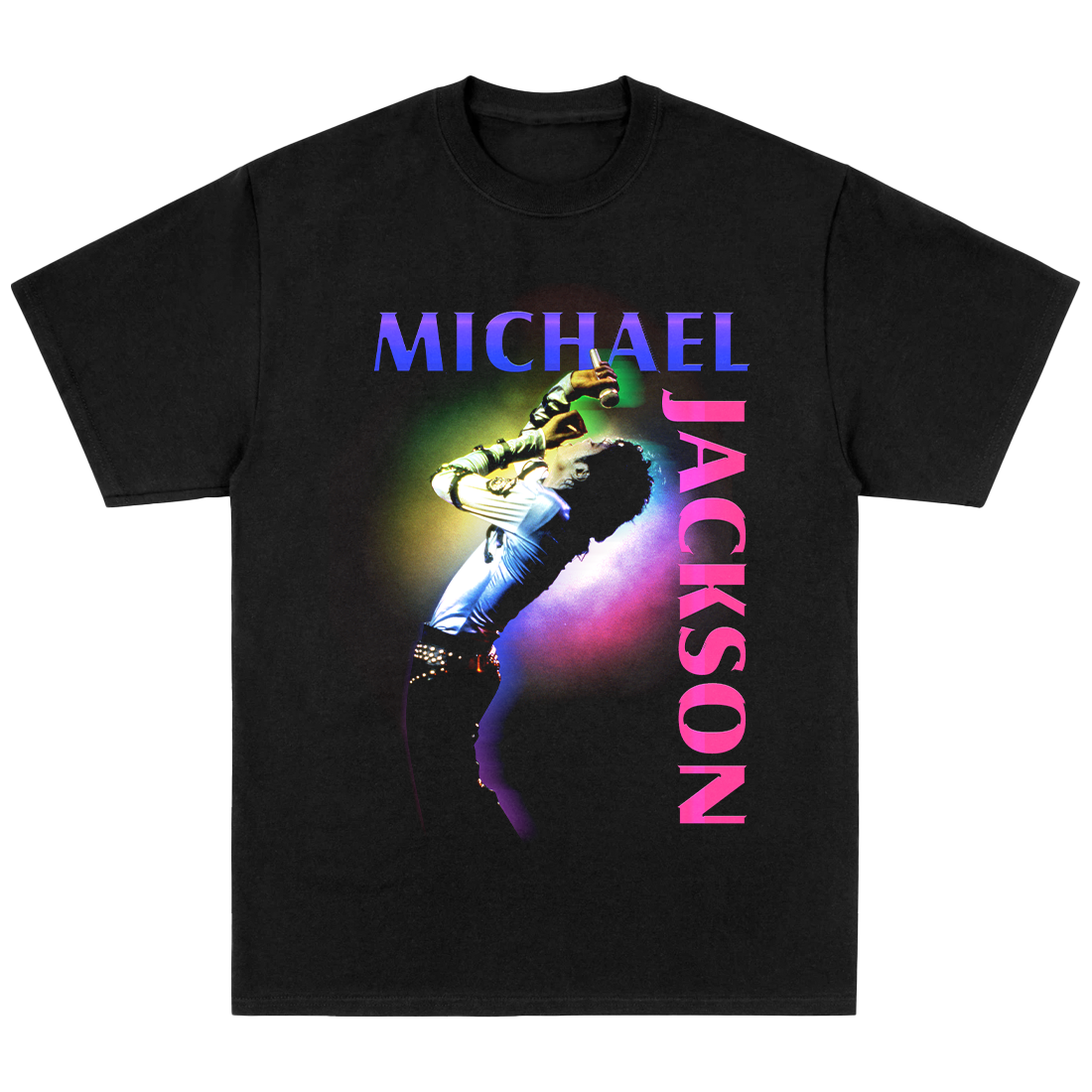 Michael Jackson Color Spotlight Black Tee