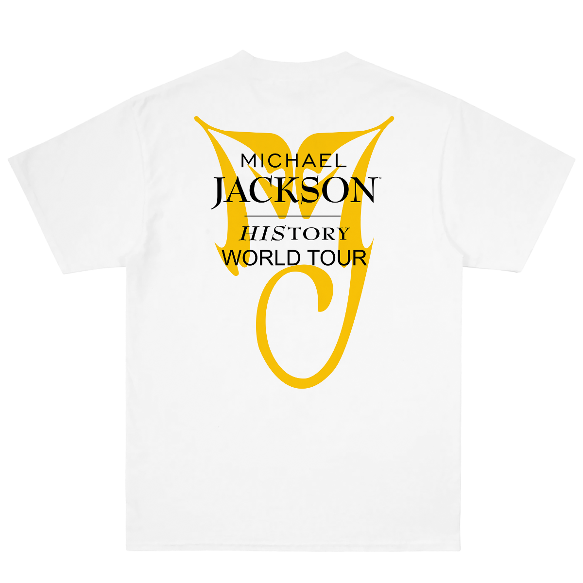 Michael Jackson History World Tour White Tee