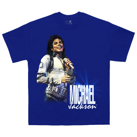 Michael Jackson Spotlight Blue Tee