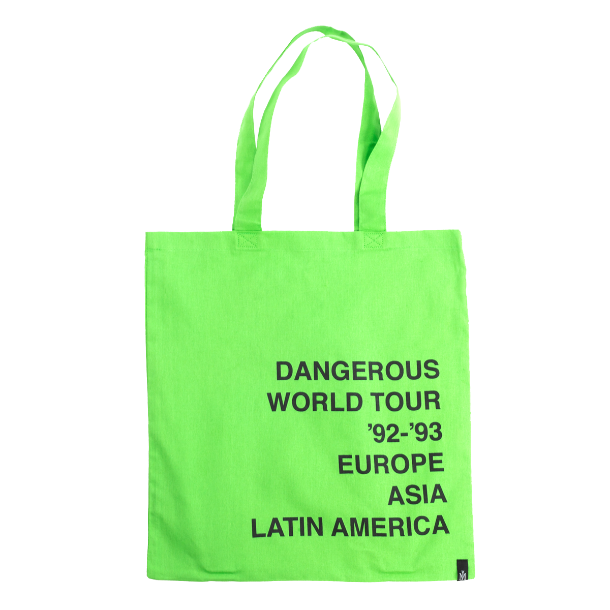 Michael Jackson Dangerous Green Tote Bag