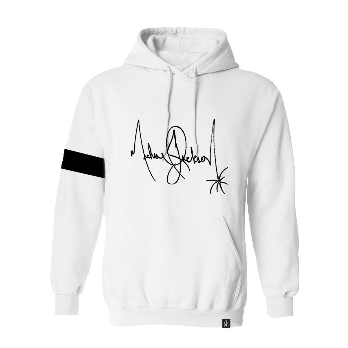 Michael Jackson Signature White Hoodie