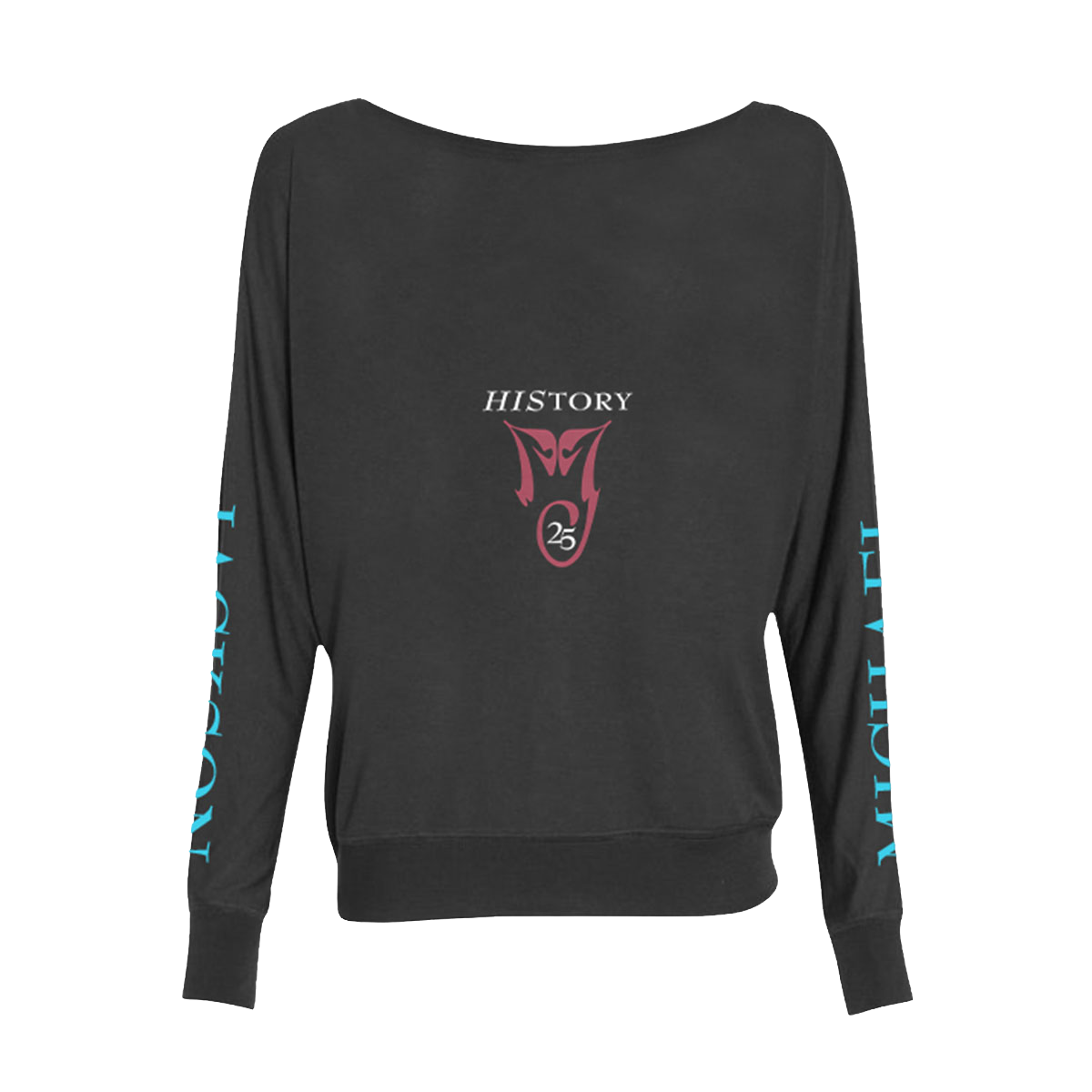 HIStory 25 Women’s Black Long-Sleeve Tee