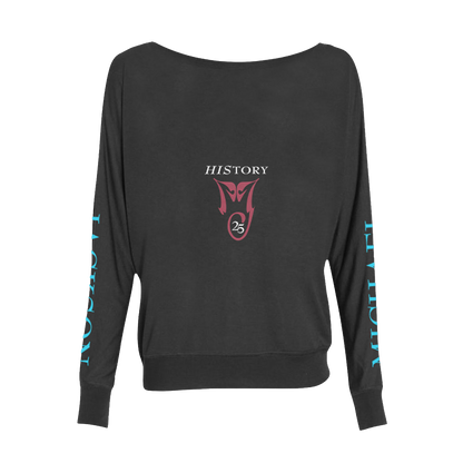 HIStory 25 Women’s Black Long-Sleeve Tee