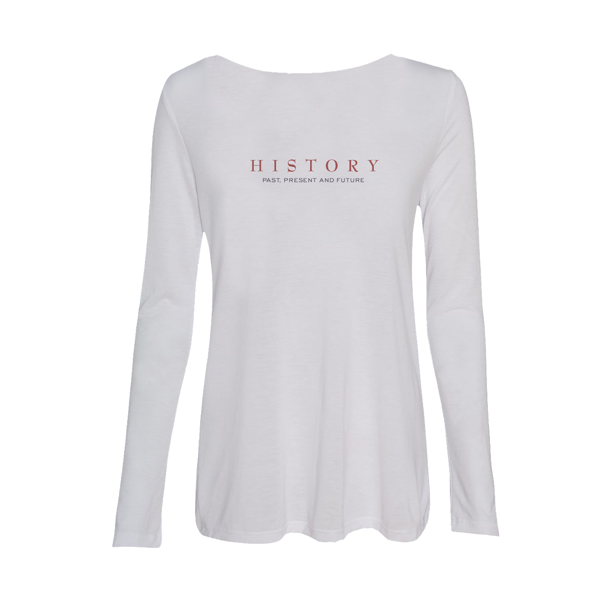 HIStory 25 Women’s White Long-Sleeve Tee