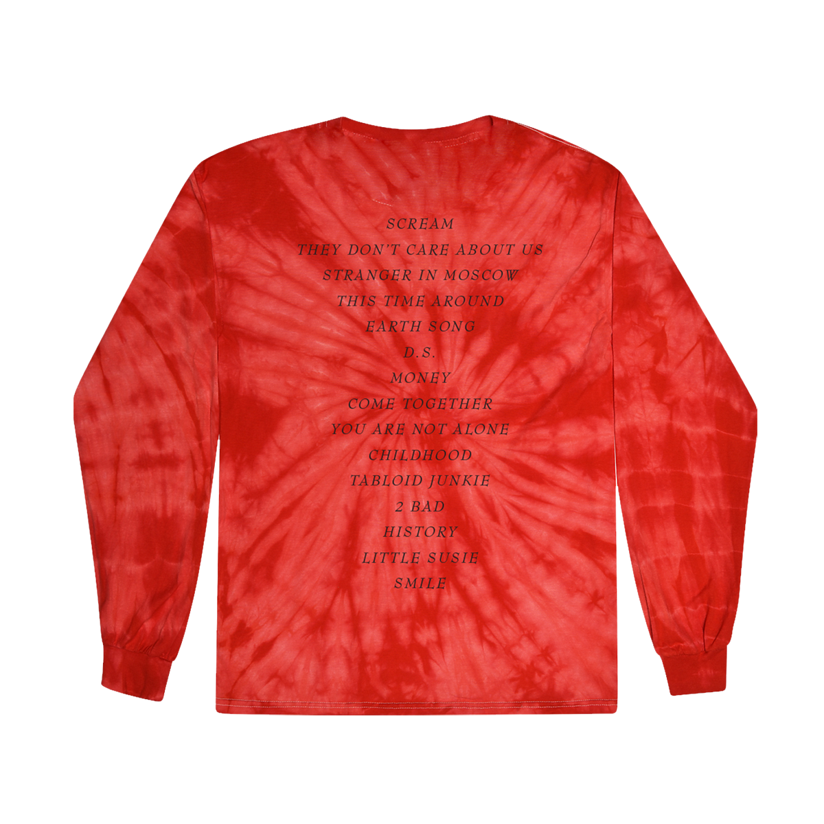 HIStory 25 Tie-Dye Long-Sleeve Tee