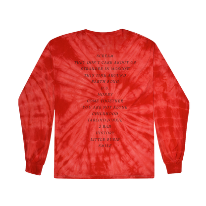 HIStory 25 Tie-Dye Long-Sleeve Tee