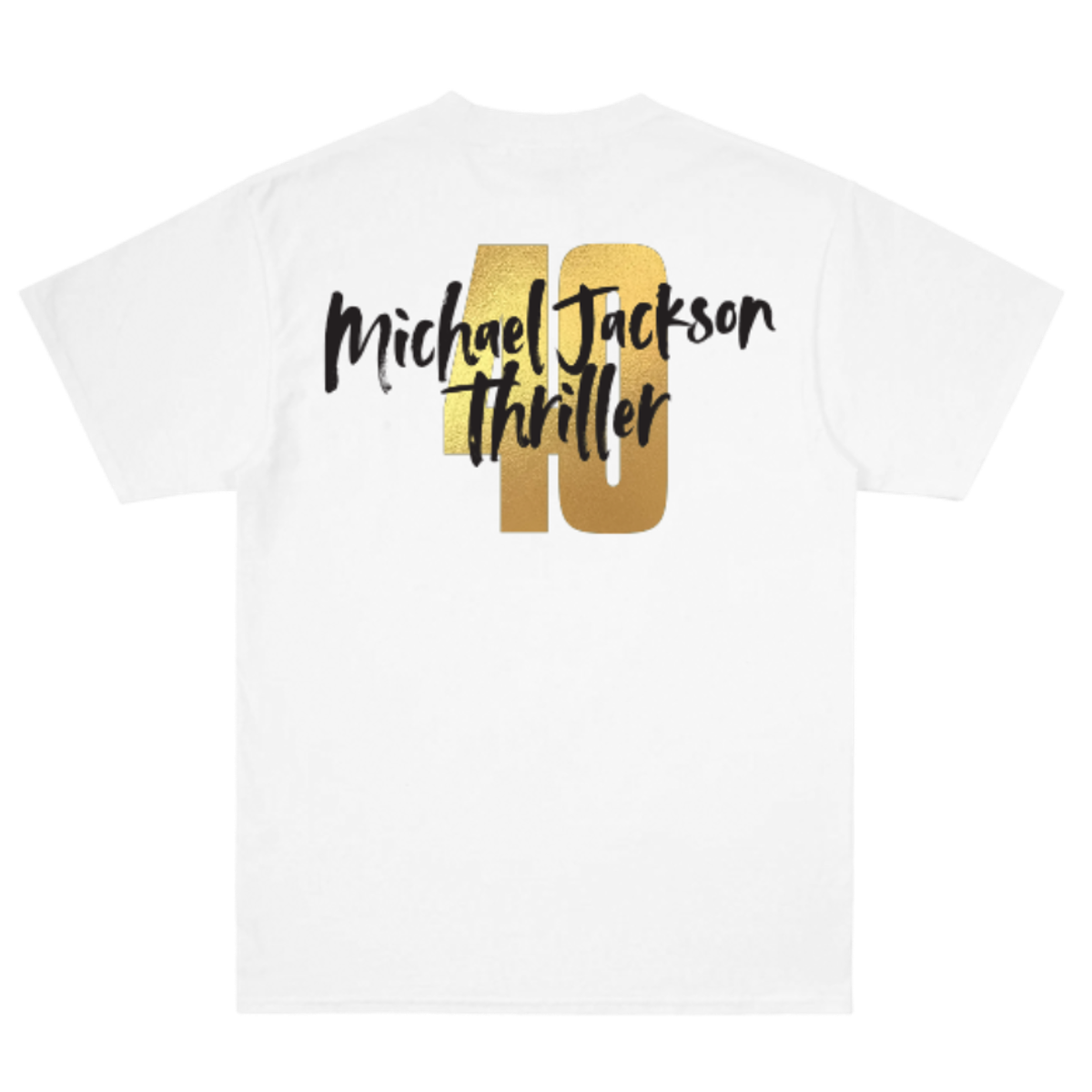 Thriller 40 White T-Shirt