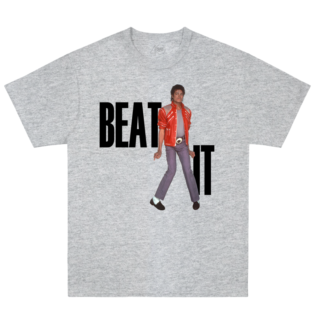 Beat It Photo Grey T-Shirt