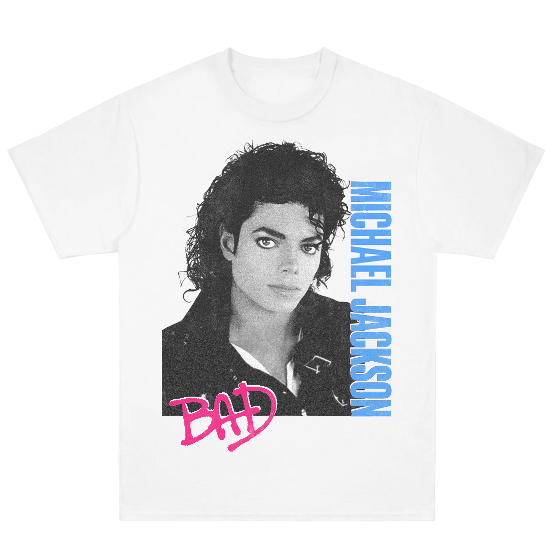 Michael Jackson Bad White Tee