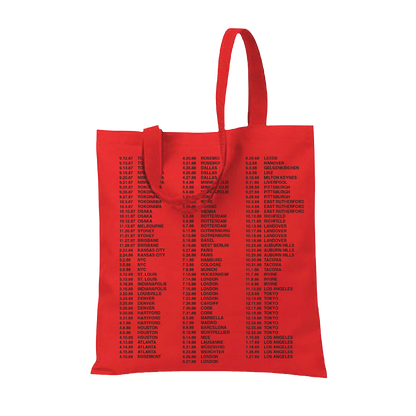 Michael Jackson Bad Red Tote Bag