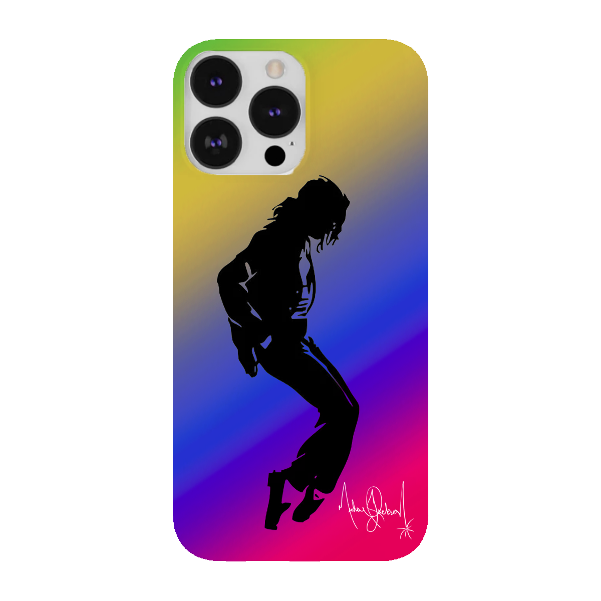 Michael Jackson Rainbow Signature Phone Case